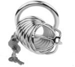 101125-Small-Medium-Stainless-Steel-Chastity-Penis-Cage-sex-shop-Pafos