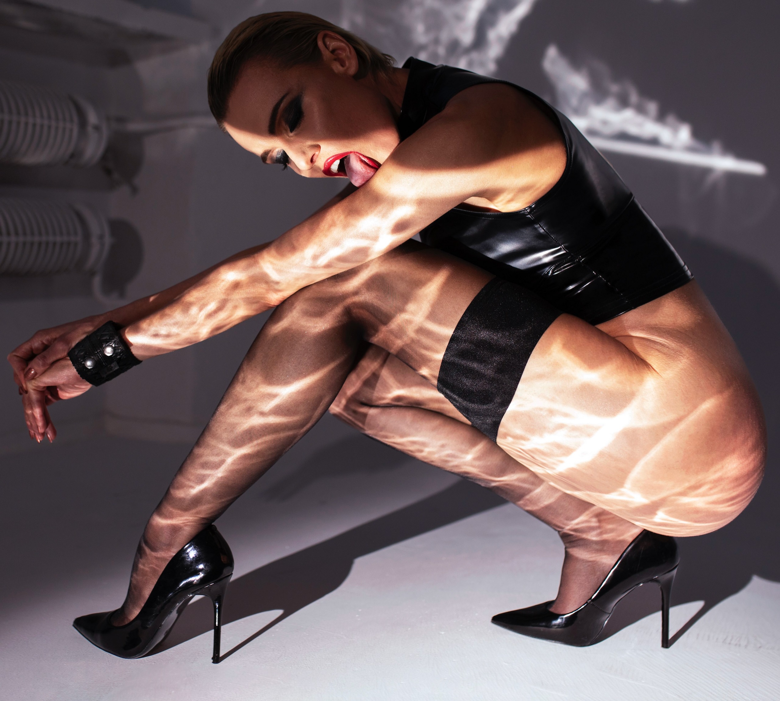 25393-F324_Glam_wetlook_top_with_vinyl_corset_3_sex_shop_limassol_cyprus