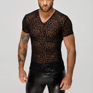 25407-H071_Leopard_flock_v-neck_t-shirt_0_sex_shop_cyprus_limassol