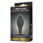 25963-BI-040038N_pretty_love_black_silicone_butt_plug_love_Shop_limassol_anal_stimulation