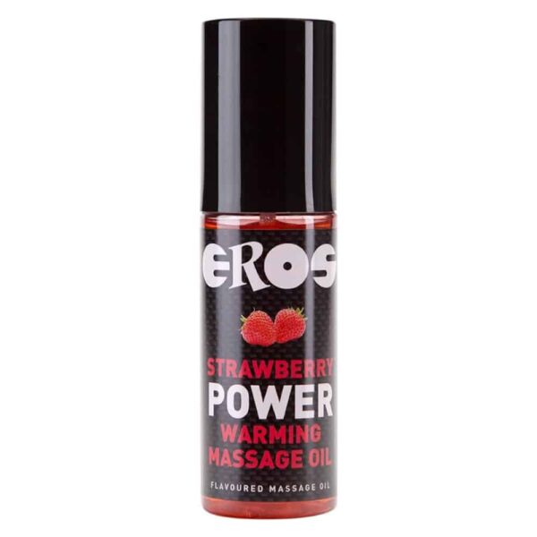 23229-Eros-Strawberry-Power-Warming-Massage-Oil-100-ml-WP18550-sexshop-Lemesos
